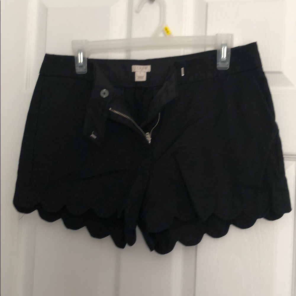 Jcrew ripple black shorts